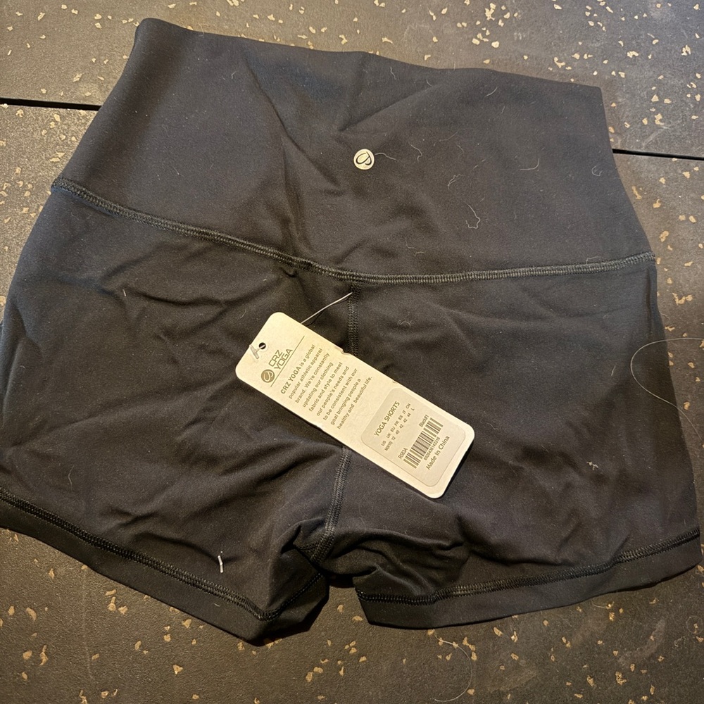 CRZ YOGA Women's Dark Gray Athletic Shorts